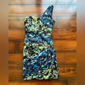 BCBG Max Azria One Shoulder Dress